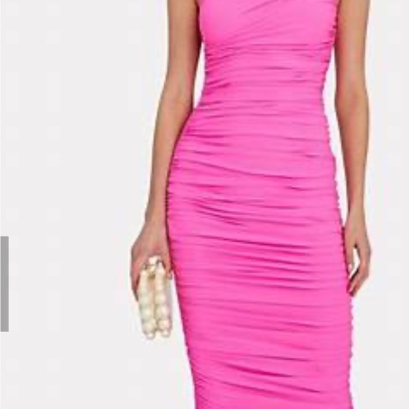 Amaya One-Shoulder Ruched Midi Dress - Picture 13 of 14